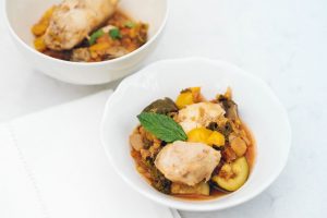 Red Lentil, Cayenne, Yellow Pepper Chicken Stew