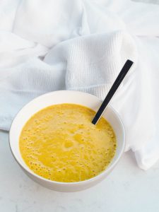 Carrot & coriander dairy free soup