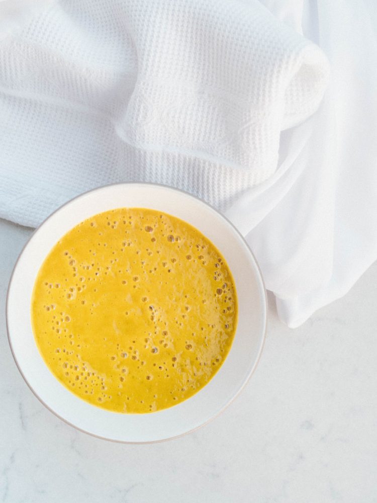 Carrot & coriander dairy free soup