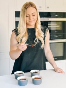 Gluten-free Dairy-Free hot chocolate melt in the middle pudding